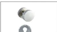 Mortise door hardware